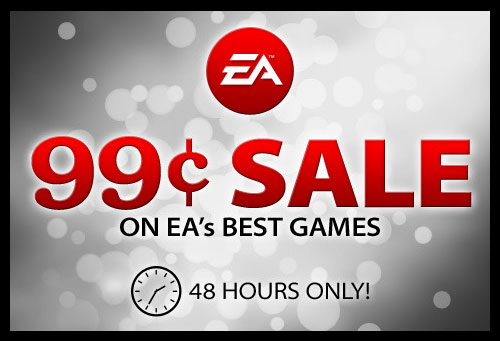 EA 48-hour 99¢ / 59p iPhone game sale.
